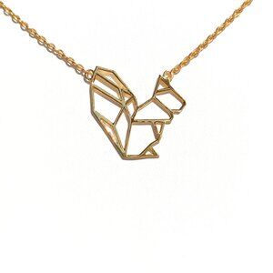 925 Sterling Silver Squirrel Necklace For Women – 18k Gold Plated For Layering